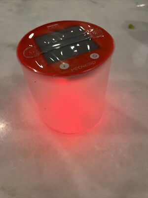 NISB MPOWERD Luci EMRG Solar Inflatable Lantern, (Red,White,Flash) IP67