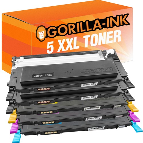 5 Toner XXL für Samsung CLT-4092S CLX-3175 FW CLX-3175 N CLP-310 CLP-310 N - Afbeelding 1 van 2