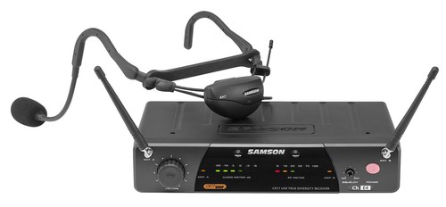 Samson AirLine 77 Wireless AH7-Qe Fitness Spin Headset Microphone Mic System-K6 - Picture 2 of 10
