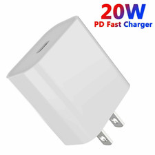 USB-C 20w Fast Charging Power Adapter Charger for Apple iPhone 15 16 Pro Max