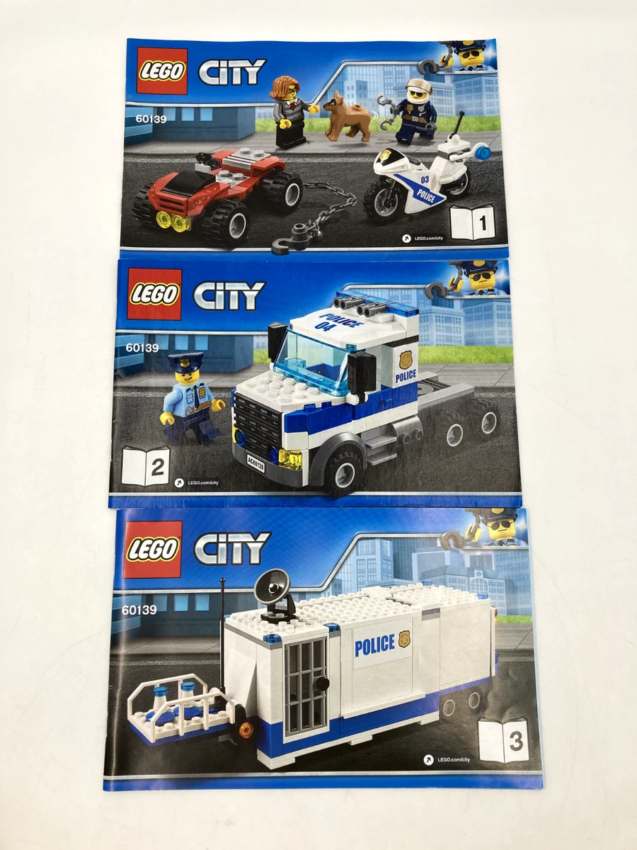 Lego police truck sales 60139 instructions