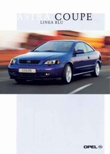 Catalogue Brochure Opel Astra Coupé Linea Blu 02/2002 Suisse en allemand deutsch