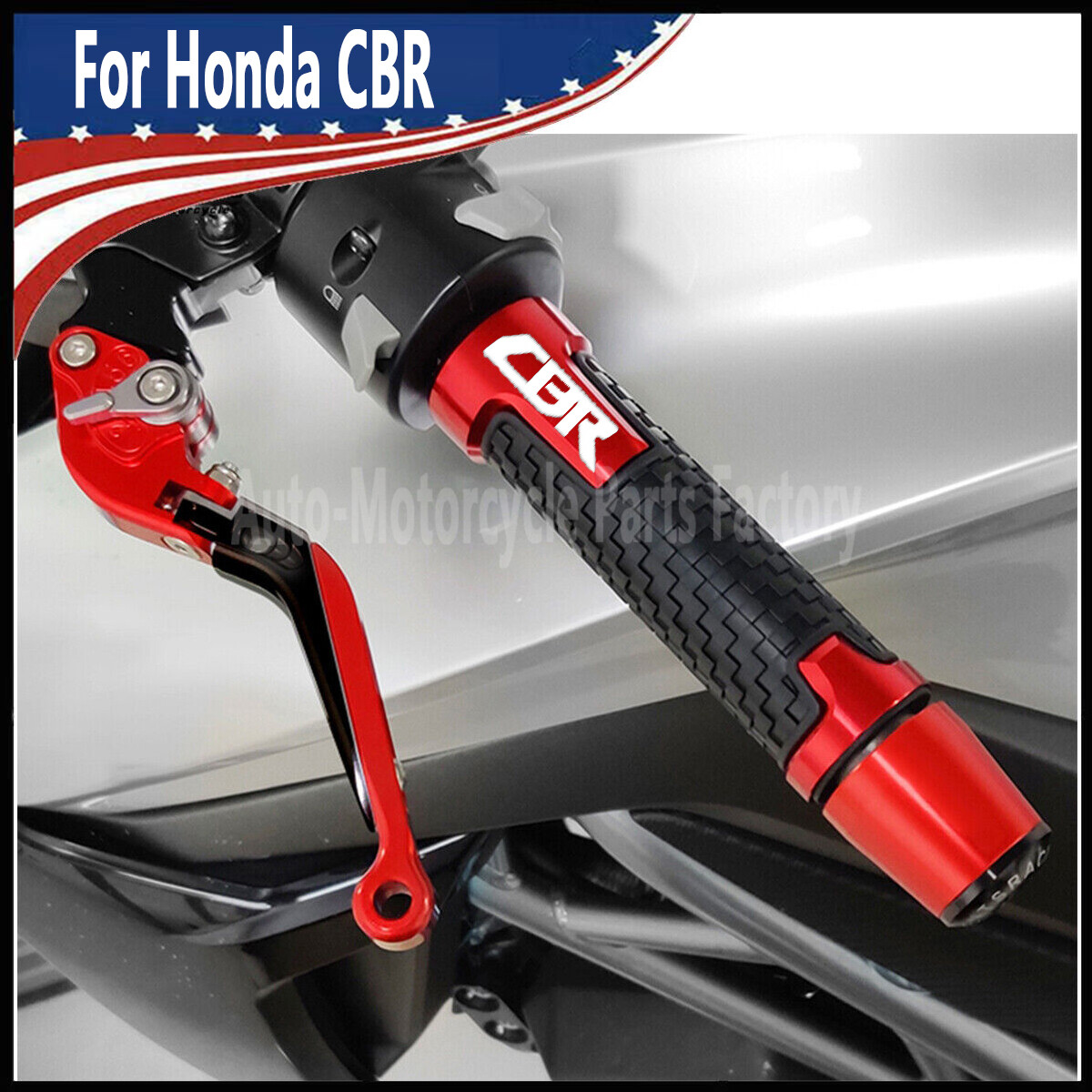 Red 7/8 Handlebar and Hand Grips End Caps FOR HONDA CBR 125R 150R 929RR 954RR Red 7/8 Handlebar and Hand Grips End Caps FOR HONDA CBR 125R 150R 929RR 954RR