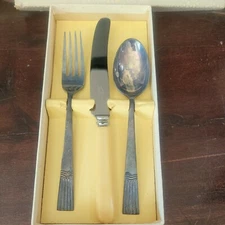 Silverware Coopers Bros & Sons Sheffield England Set Spoon Fork Knife