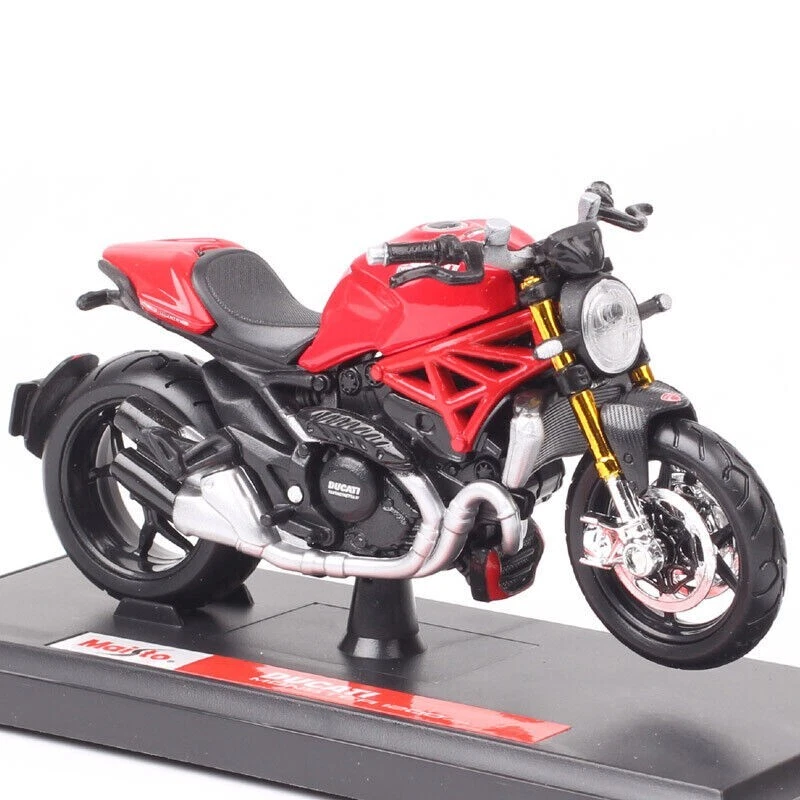 Maisto 1:18 DUCATI Monster 1200S 2014 Modelo de motocicleta Diecast MOTOGP Juguete Nuevo Foto 4 de 4