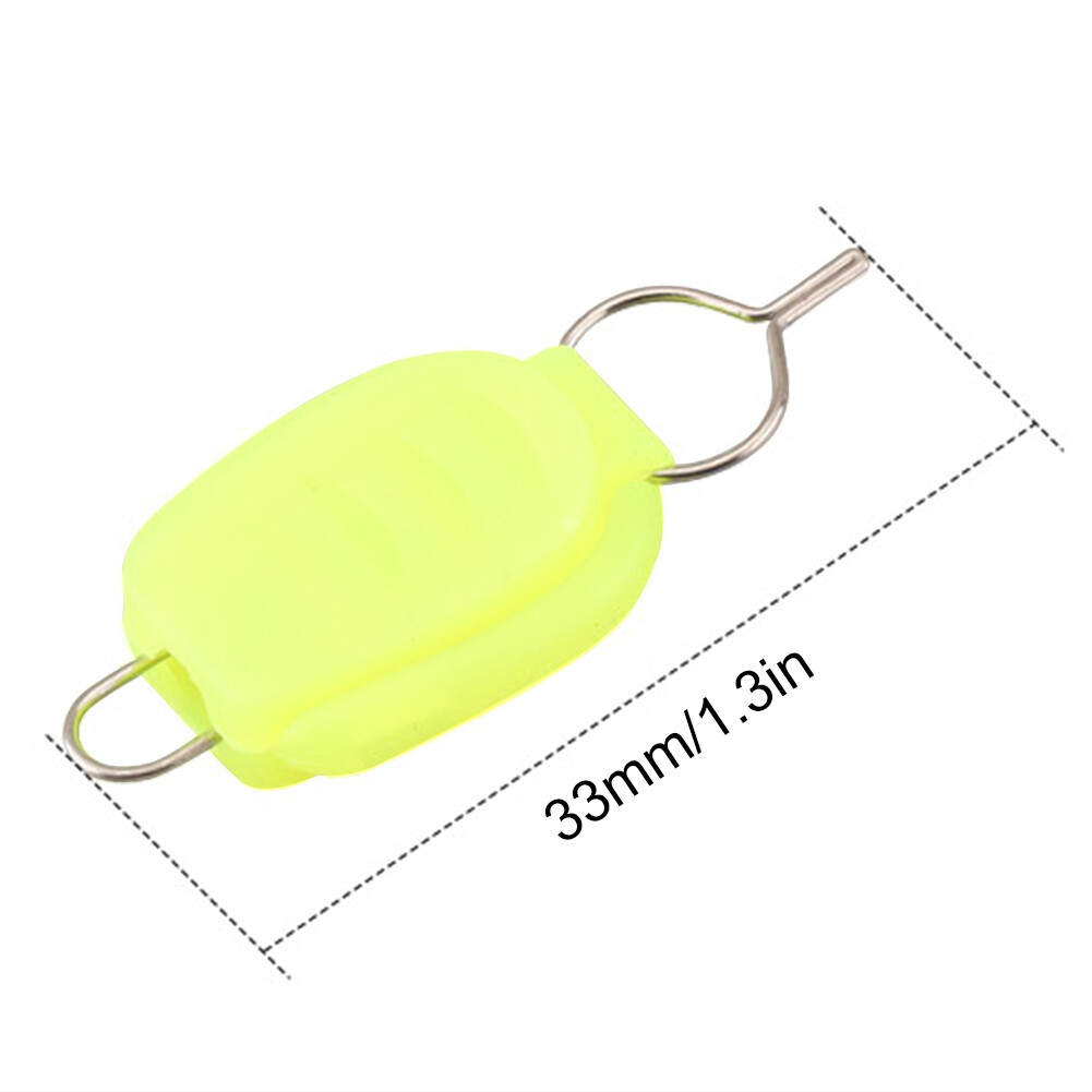 5Pcs Fishing Line Keeper Fishing Line Holder Fishing Accessories(Yellow