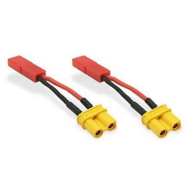 2x Stück Adapter XT30 STECKER Female - JST BEC Stecker Male 20cm 20AWG Kabel RC - Bild 1 von 4