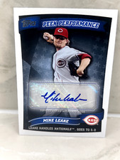 2010 Topps Mike Leake Peek Performance Autographed #36210342