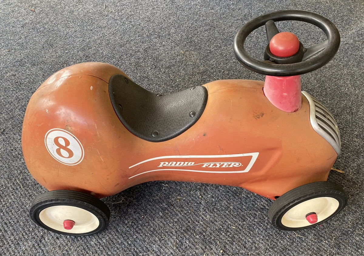 Radio flyer car cheap with push handle