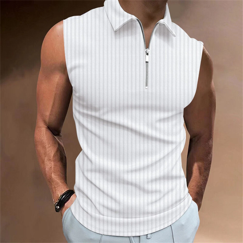White t top shirt vest