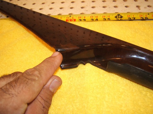 Mercedes 93-99 C140 S coupe CL Front Door Driver LEFT BURL wood top long 1 Cover - Picture 13 of 22
