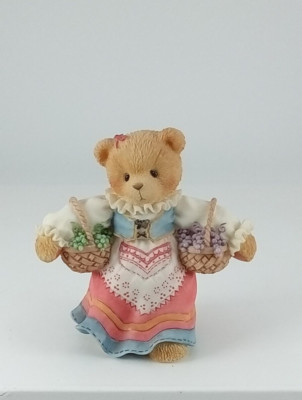 CHERISHED TEDDIES FIGURINE-SOPHIA-ITALY-LIKE GRAPES ON THE VINE