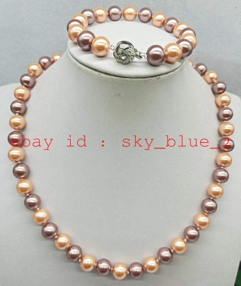 Sea shell deals pearl necklace