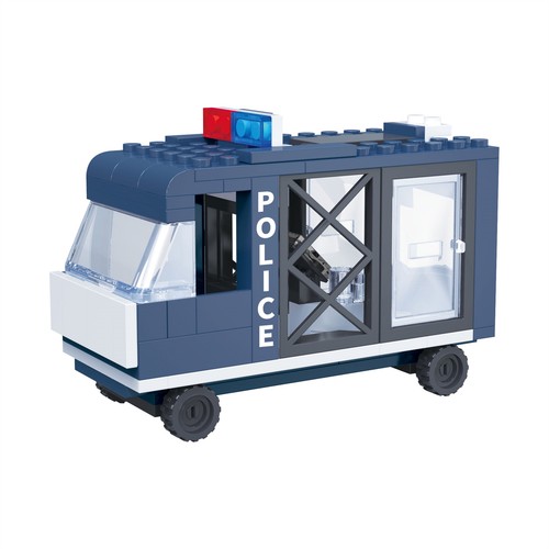 COGO 8-in-1 Fire Truck, Police Car & Engineering Vehicle Building Block Toys-940 - Picture 8 of 18