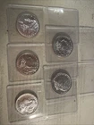 FIVE (5) 1 oz. Silver Round Morgan Design .999 Fine
