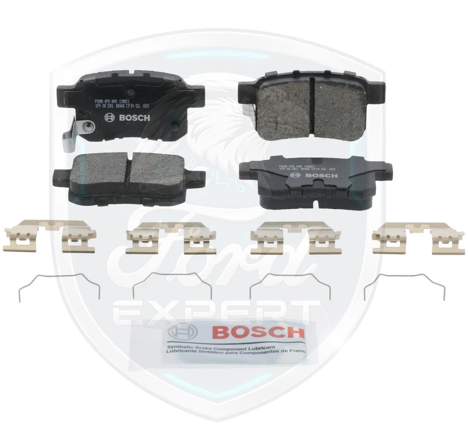 Kit de pastillas de freno delanteras y traseras de cerámica Bosch OEM para Honda Accord 2011 9 años de garantía Foto 3 de 4