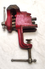 Red 6 1/4" long 5 " wide 2 1/2 Jaws Bench Vise Made In USA ๐บ๐ธ