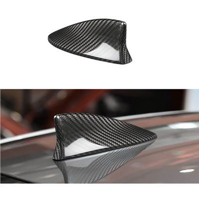 Real Black Carbon Fiber Roof Shark Fin Antenna Trim Fits 14-24 IS250 IS200 IS350
