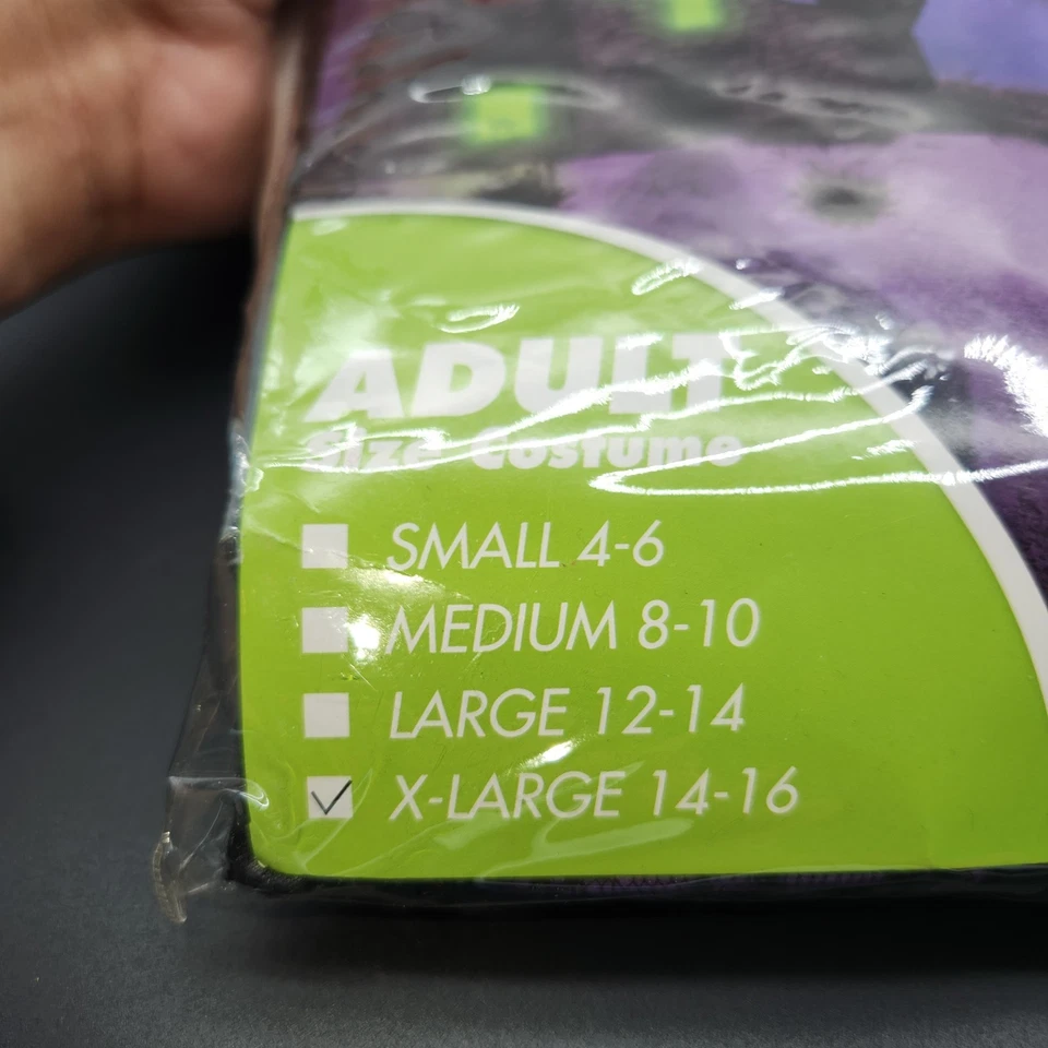 NUEVO Adulto Talla XL (14/16) Mística Mágica Telaraña Hechicera Bruja Bata Disfraz  Foto 3 de 4