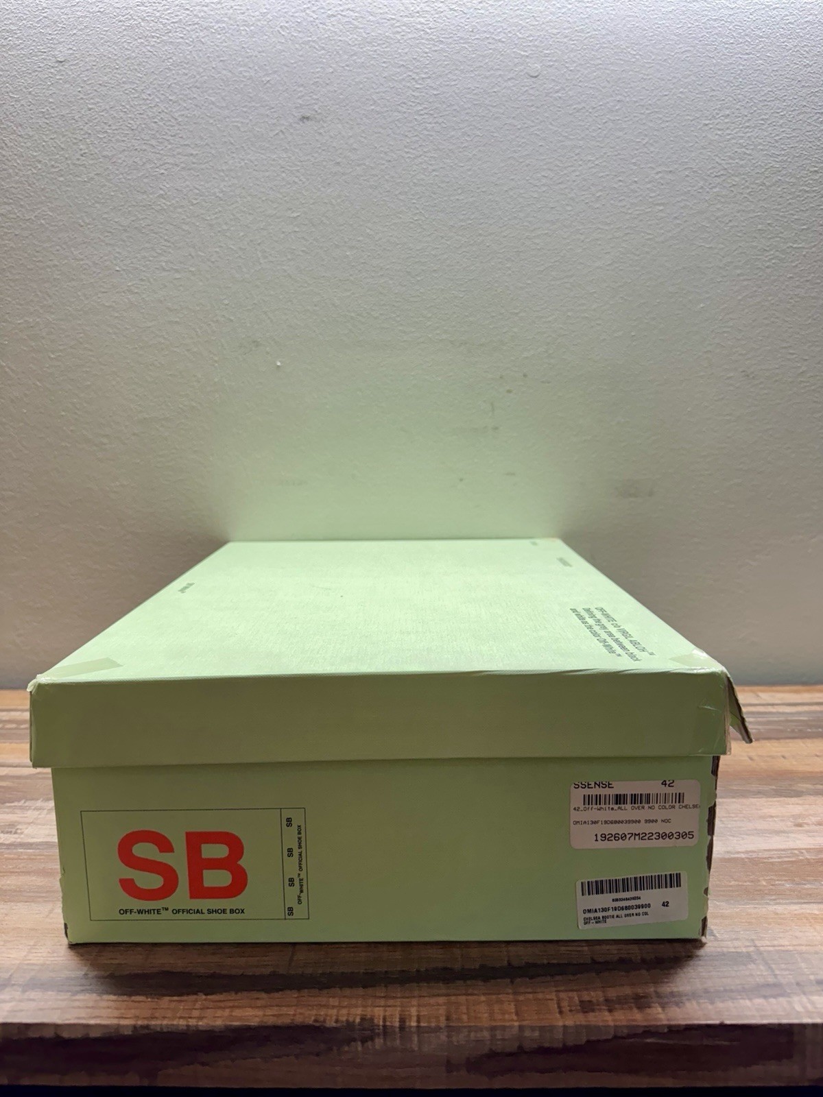 Off-White c/o Virgil Abloh Python Diagonal Chelse… - image 12