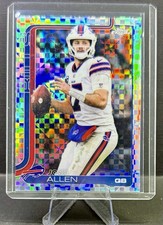 JOSH ALLEN - 2025 Topps Chrome #34 X-Fractor REFRACTOR