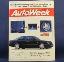 AutoWeek Magazine May 13 1996 Mercedes E50 Diablo Roadster VT Ford Expedition