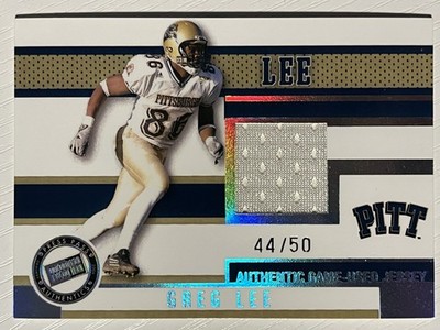 Greg Lee 2006 Press Pass Game Used Jersey Holofoil 44/50 Pitt Panthers
