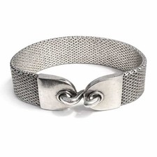 Hermès - Bracelet souple en argent 800, Georges Lenfant