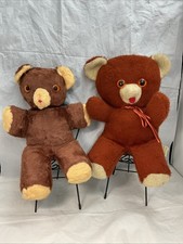 Vintage Wind Up Musical 14   Teddy Bear  Sweet Brown Plush 14  Bear