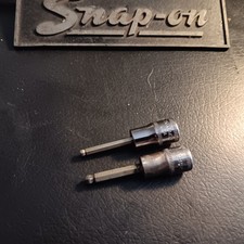 Snap On (2) 1/4"dr Metric Ball End Allen Drivers 3&4mm TMABM3E & TMABM4B
