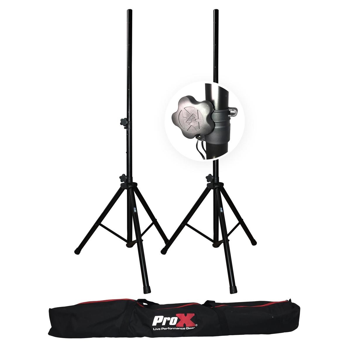 ProX T-SS18P Heavy Duty Speaker Tripod Stands with Bag 6 44-72 2-Pack 12890₽