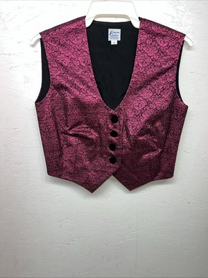 New Women s Congress Classics Purple Show Vest Small H-606