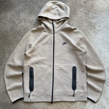 Nike Sportswear Tech Fleece Full Zip Hoodie Jacket Khaki Men's L FB7921-247