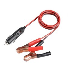 Battery Charge Cord Alligator Clamp to Male Cigarette Lighter Extension Cable UK