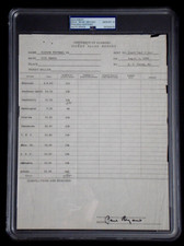 PAUL BEAR BRYANT SIGNED PSA/DNA GRADE 10 GEM AUTOGRAPH ALABAMA FOOTBALL DOCUMENT