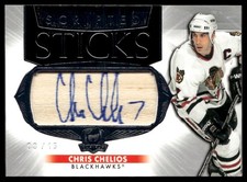 2020-21 UD The Cup Scripted Sticks 08/15 Chris Chelios #SS-CC