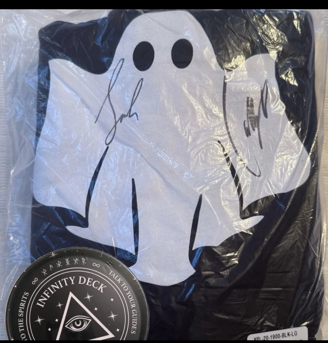 XPLR 2025 SIGNED Autograph SAM AND COLBY HOODIE CELINA SPOOKY BOO