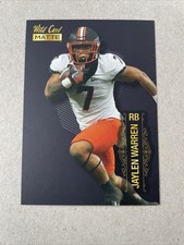 2022 Wild Card MATTE Black Jaylen Warren #MB-58 Rookie RC