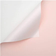 20 Countsdouble-Sided Two-Color Flower Wrapping Paper,Florist Bouquet Supplies,D