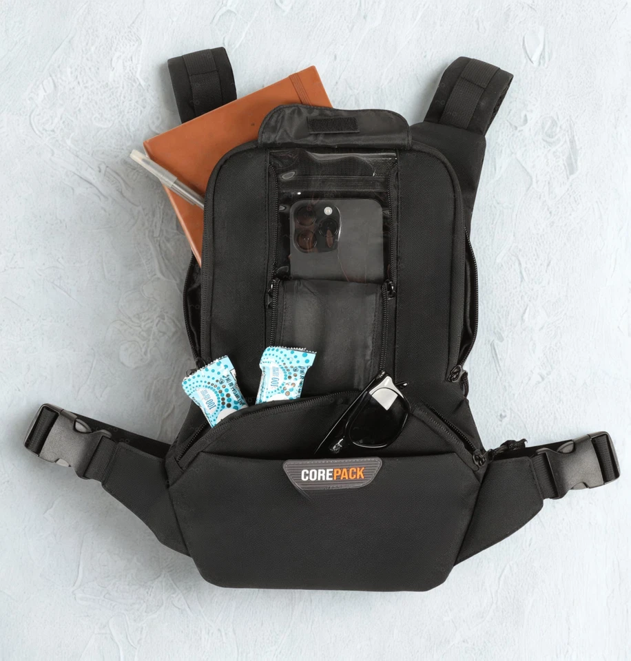 Chest Pack Black Outdoors Adventure Gear - Image 3 of 4