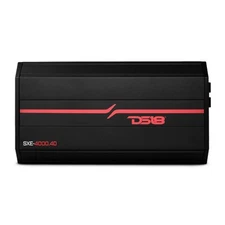 DS18 SXE-4000.4D Car Amplifier Full-Range Class D 4-Channel - New Design - Black