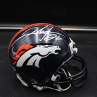Clinton Portis Signed Riddell Mini Helmet Denver Broncos Auto Tristar ZJ22336