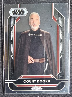 2024 Topps Chrome Star Wars #129 Count Dooku Costco Super Box