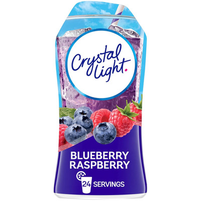 Crystal Light Liquid Blueberry Raspberry Naturally Flavored Water Drink Mix