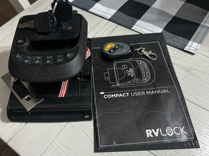 Door Lock Compact Keyless Entry Keypad Trailer w/ Remote Lock Accessories