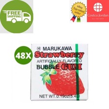 48 Stück x Japanischer Marukawa Fusengummi mit Erdbeergeschmack...
