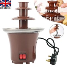 Electric Chocolate Fountain Fondue Sets 3 Tiers Mini Melting Machine For Parties