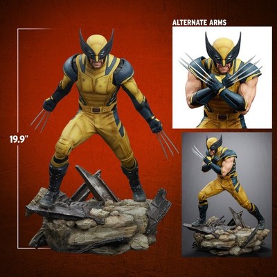 Iron Studios Marvel Deadpool & Wolverine *WOLVERINE Statue* 1/4 New no Sideshow