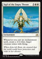 1 x Sigil of the Empty Throne - Planechase Anthology - Moderate Play - MTG