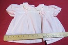 Vintage infant girl pink Baby Togs cotton puff sleeve lace & buttons no stains — photo 5